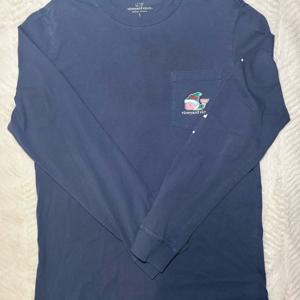 Vineyard Vines Women’s Blue Long Sleeve Tee